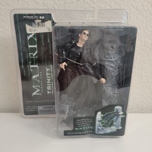 Matrix Series One Trinity Figure McFarlane Toys Lobby Scene Sealed 2003